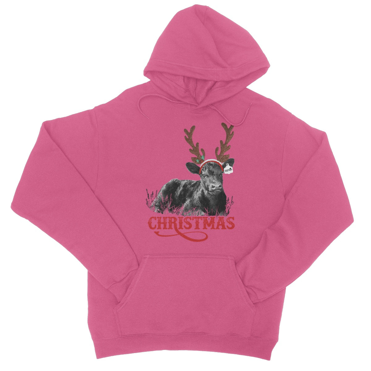 Christmas Calf College Hoodie