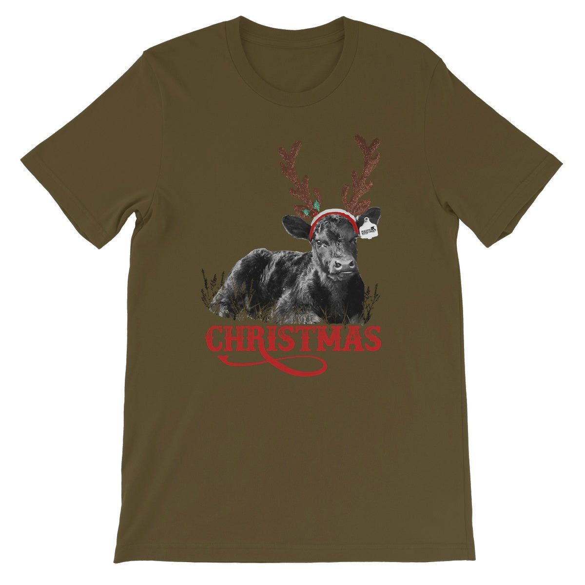 Christmas Calf Unisex Short Sleeve T-Shirt