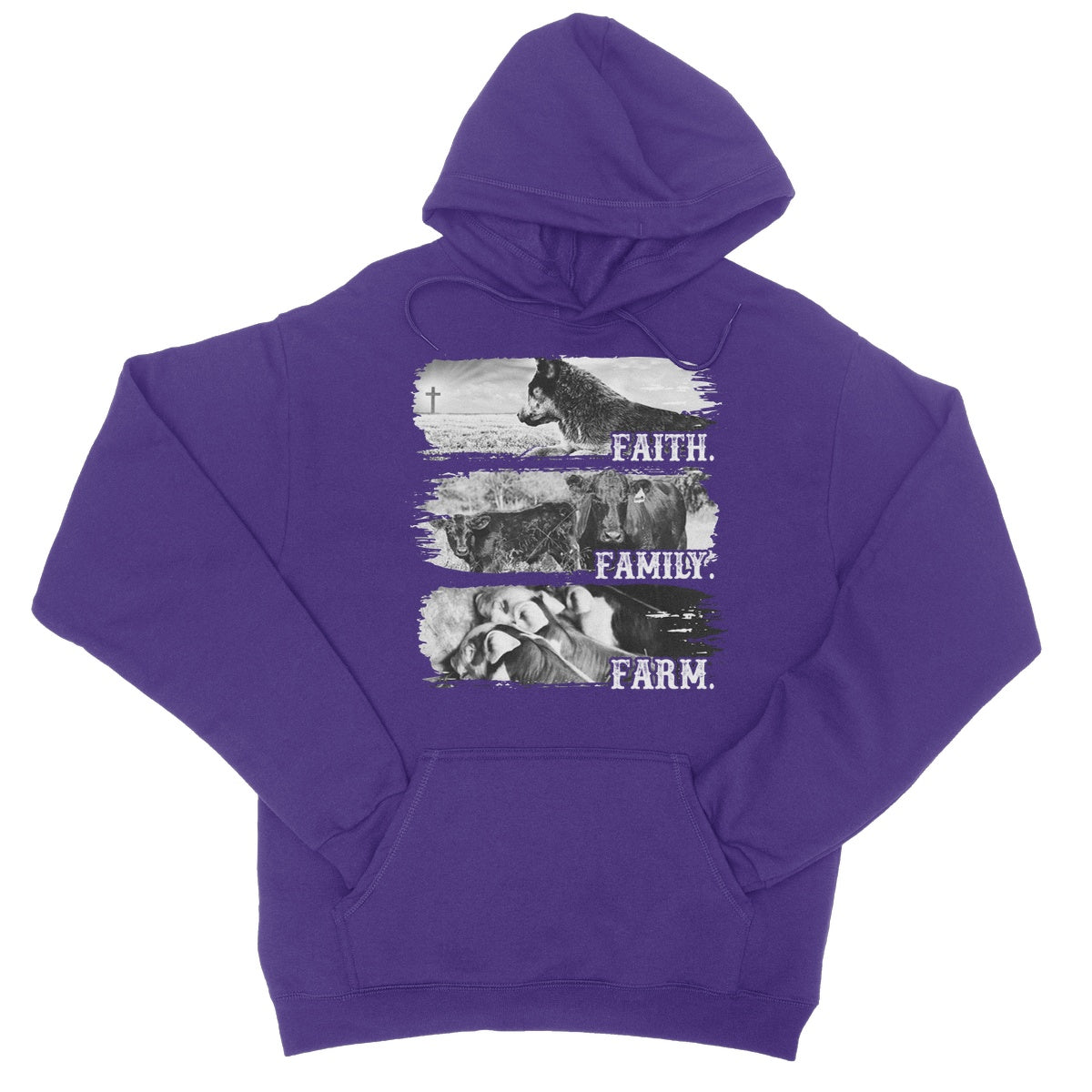 Faith.Family.Farm. College Hoodie