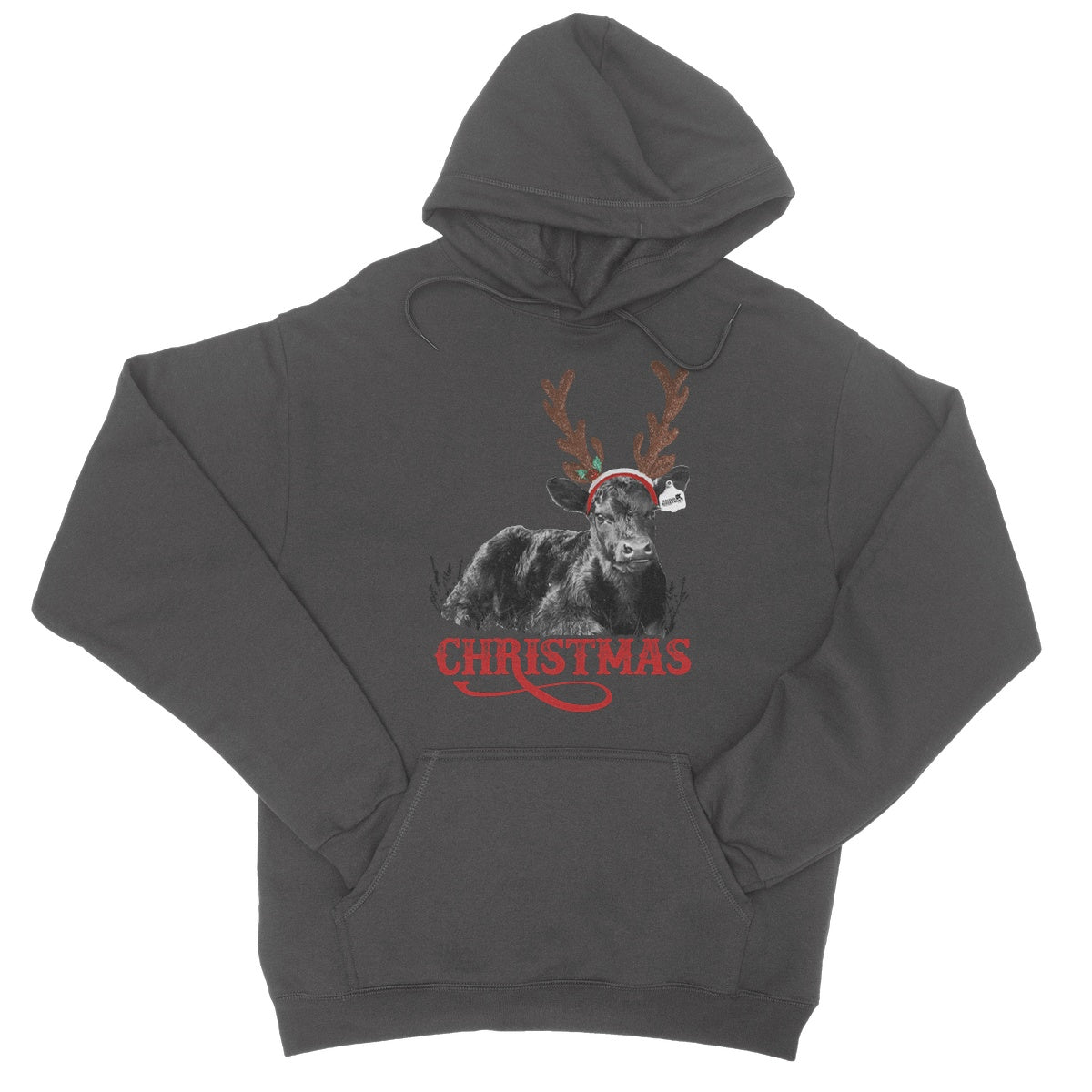 Christmas Calf College Hoodie