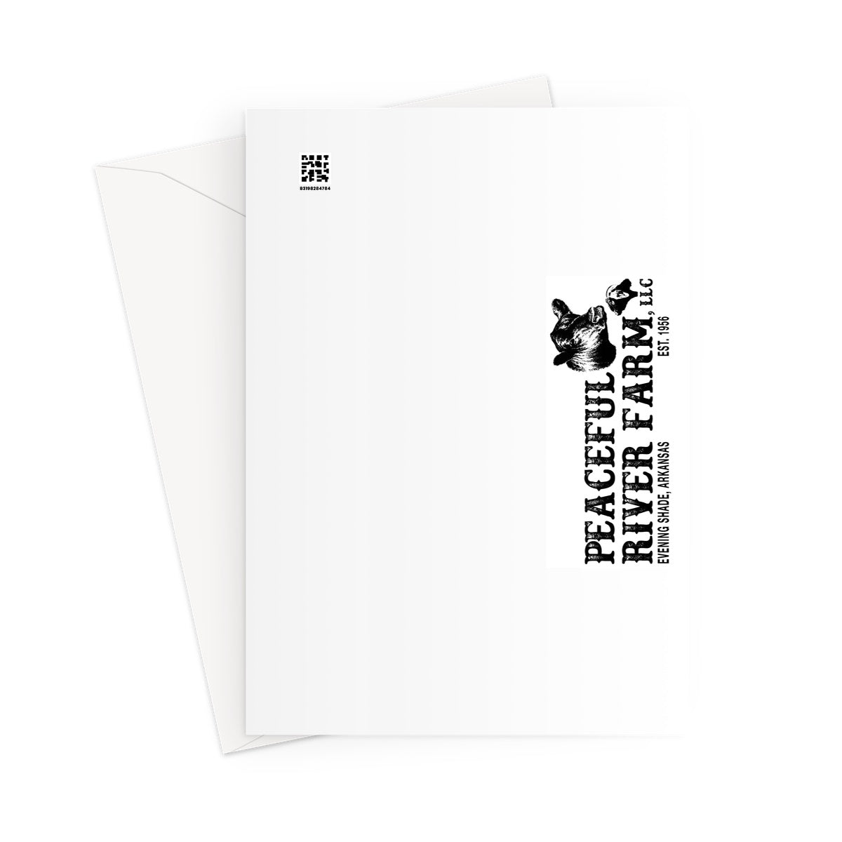 Farm Logo Greeting Card