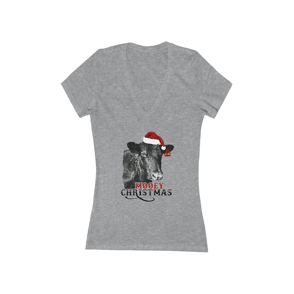 Women's Jersey Short Sleeve Deep V-Neck Tee