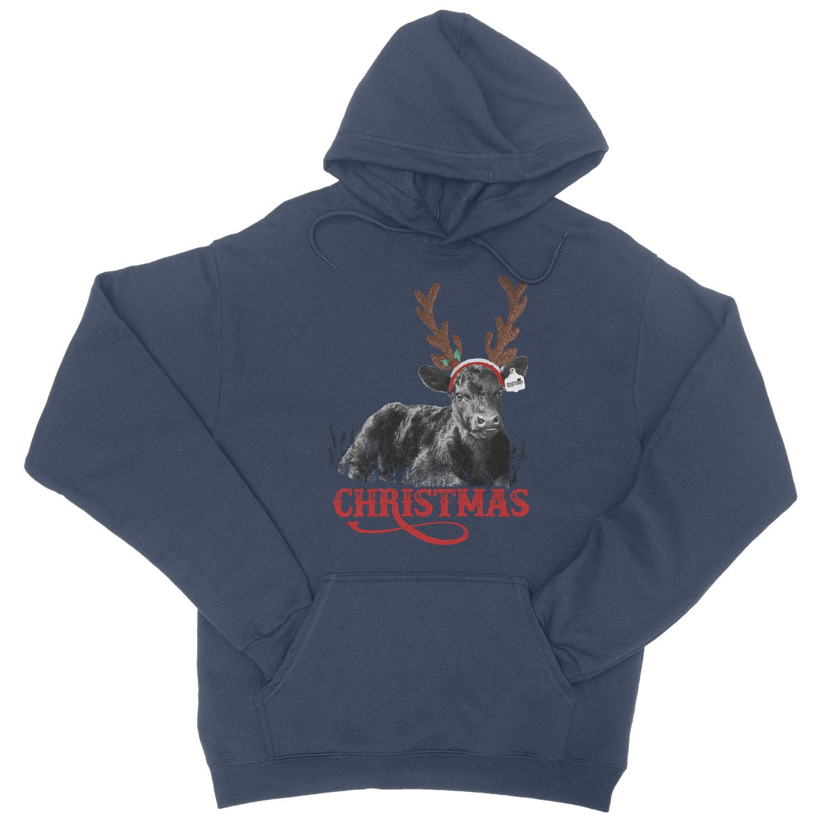 Christmas Calf College Hoodie