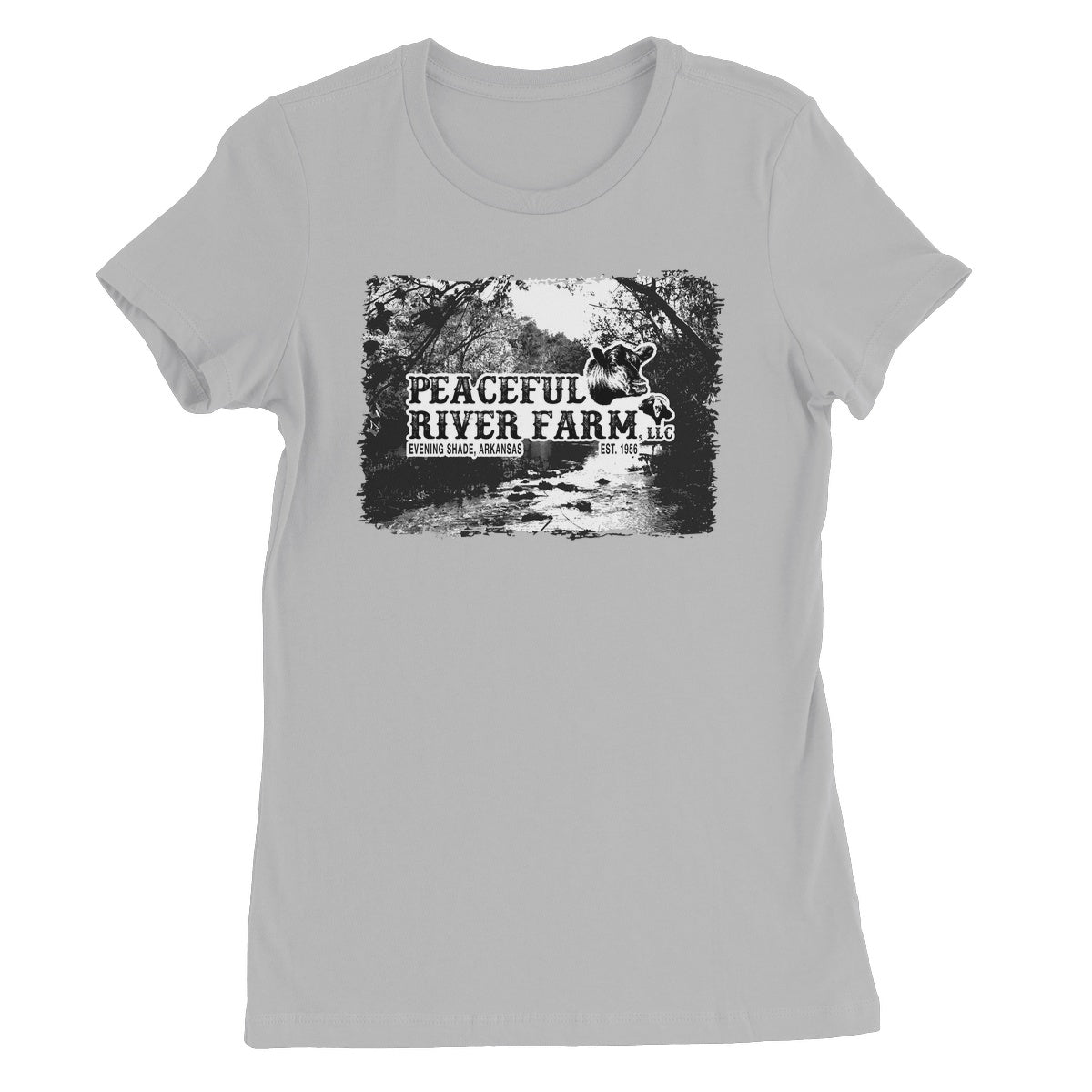 Peaceful River Farm Tee Women's Favourite T-Shirt