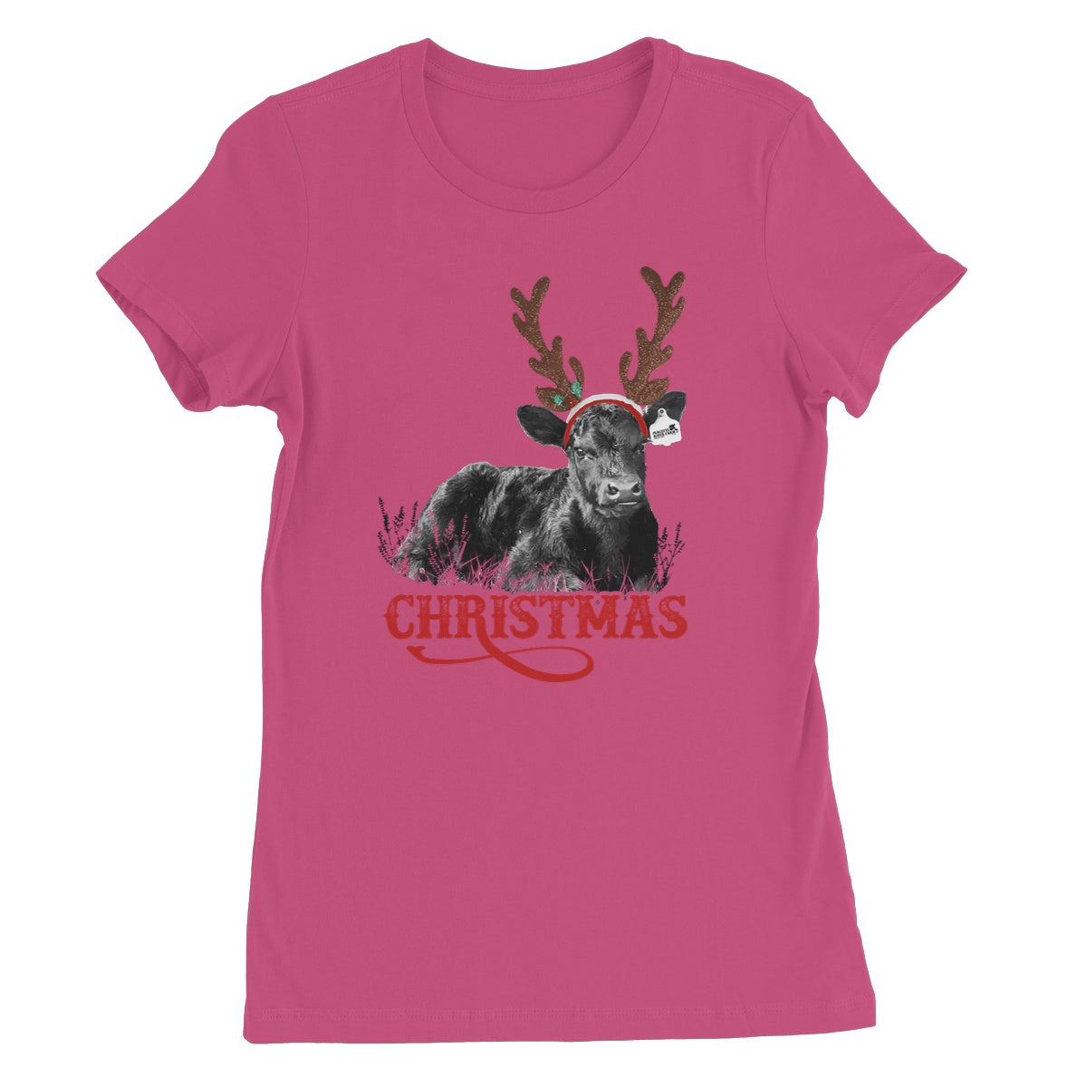 Christmas Calf Women's Favourite T-Shirt