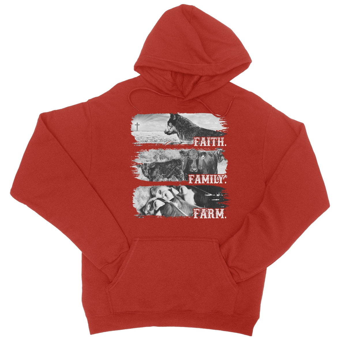 Faith.Family.Farm. College Hoodie