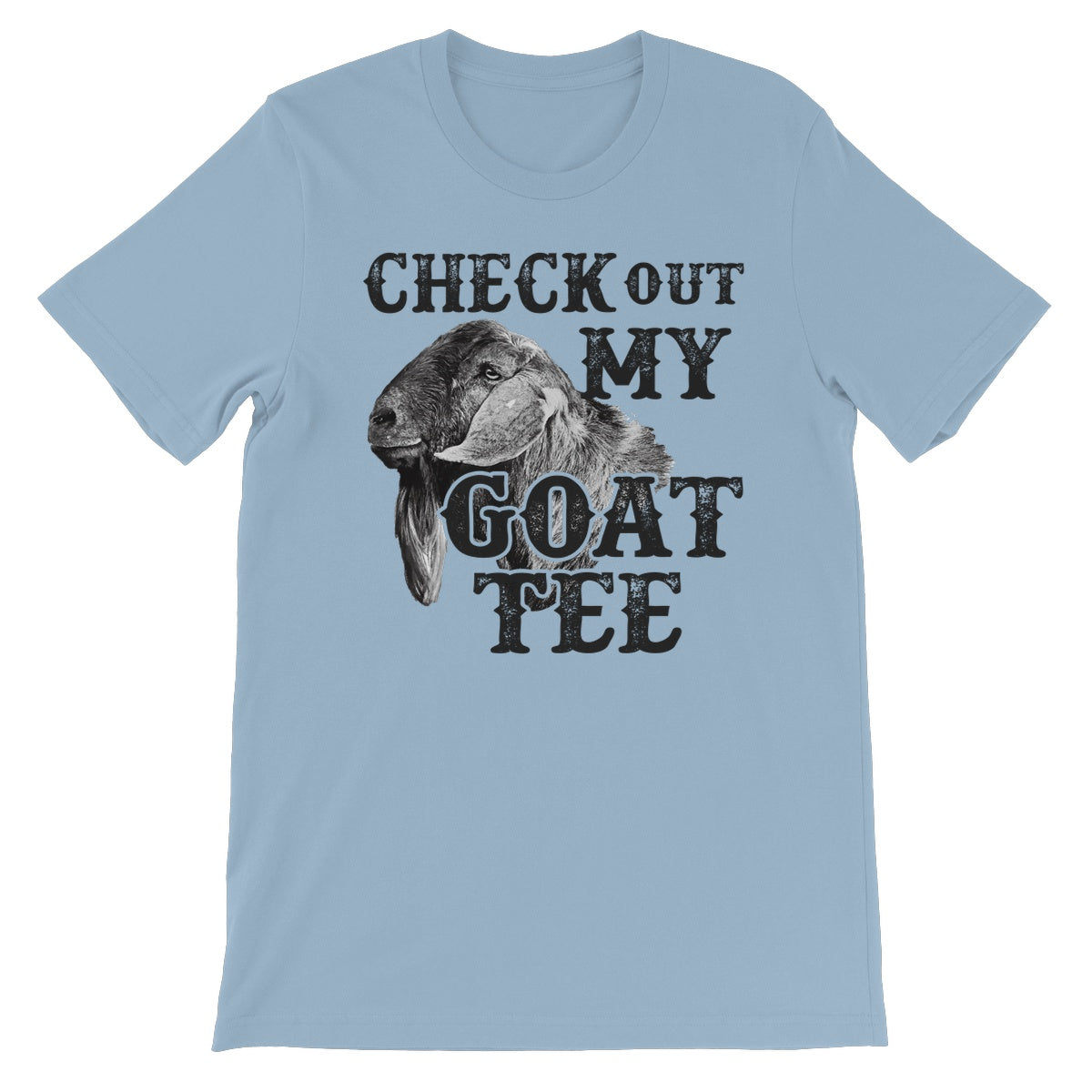 Check Out My Goat Tee Unisex Short Sleeve T-Shirt