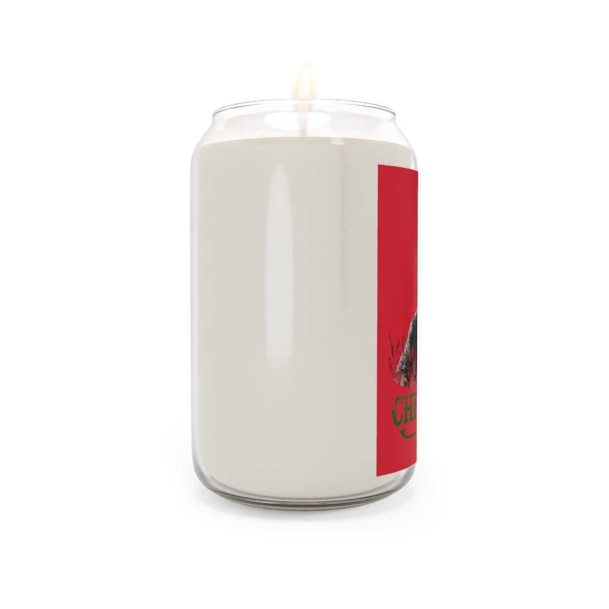 Calf Christmas Candle