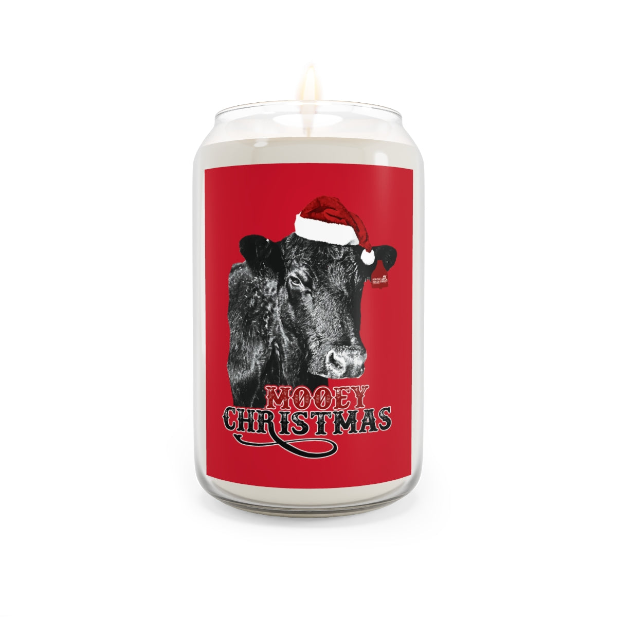 Mooey Christmas Candle