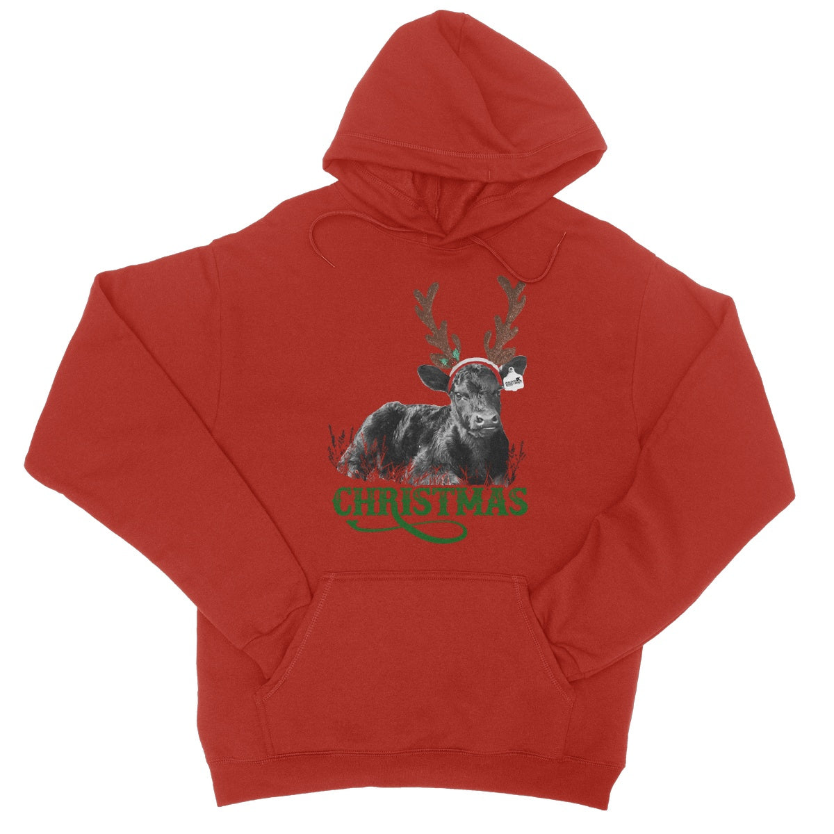 Christmas Calf College Hoodie