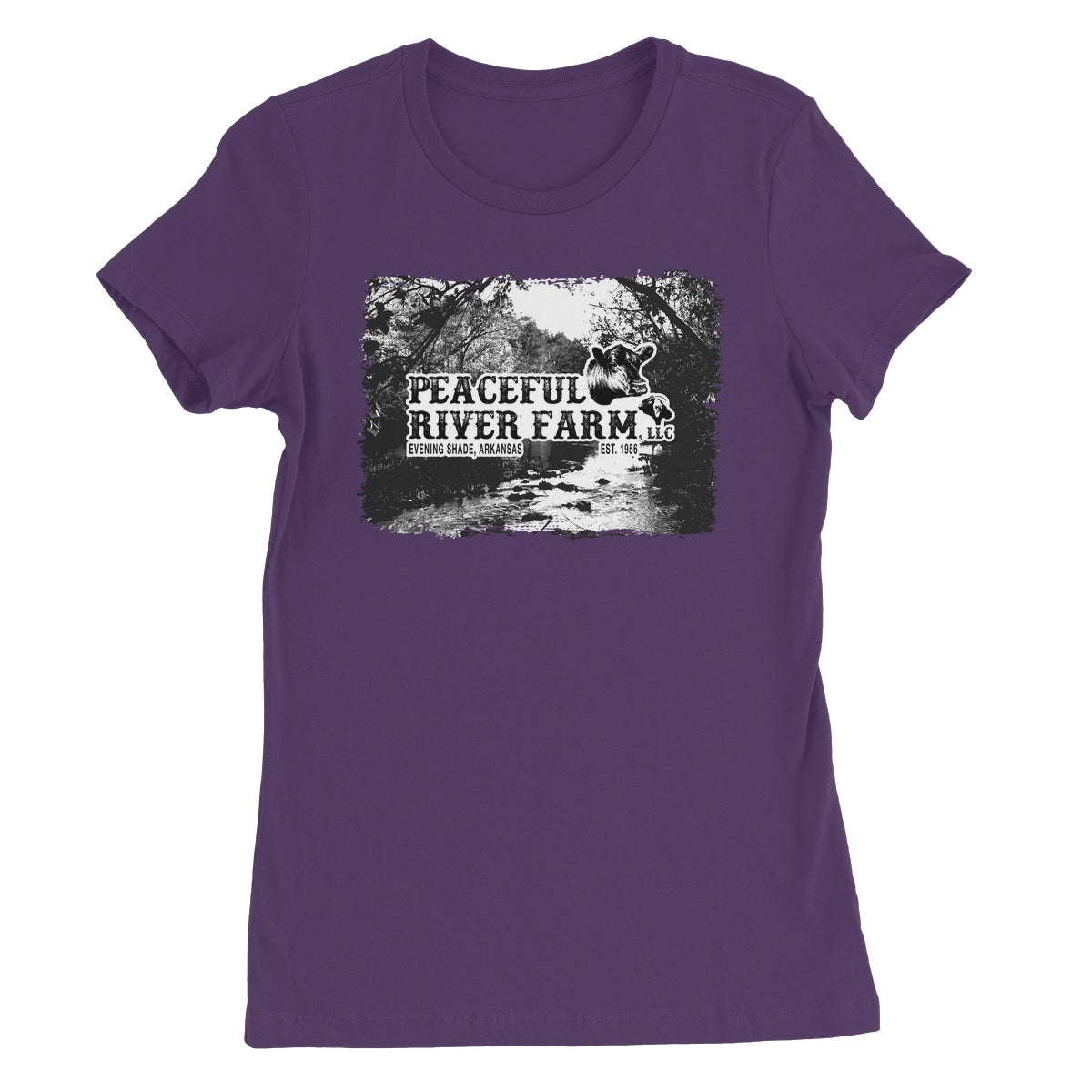 Peaceful River Farm Tee Women's Favourite T-Shirt