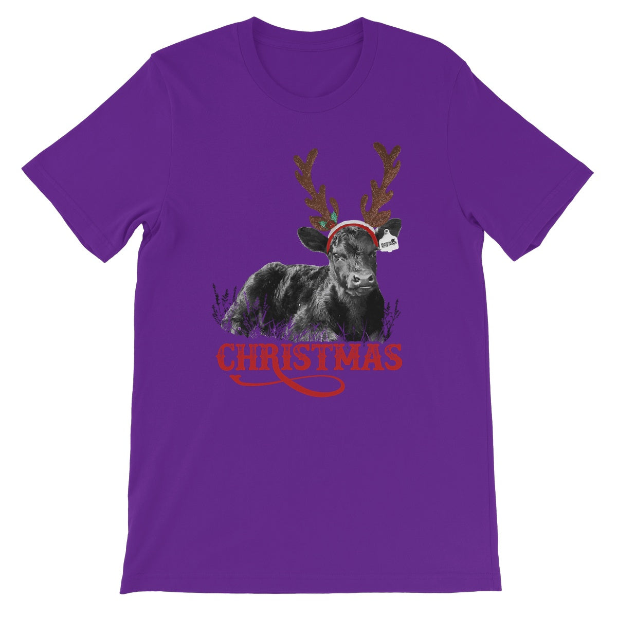 Christmas Calf Unisex Short Sleeve T-Shirt