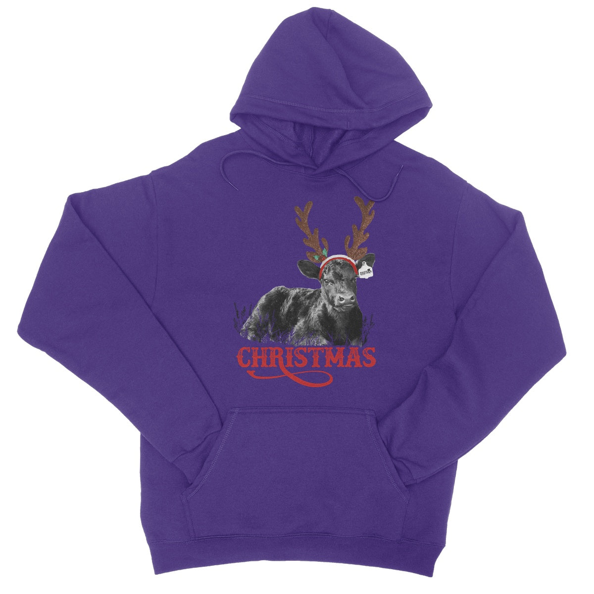 Christmas Calf College Hoodie