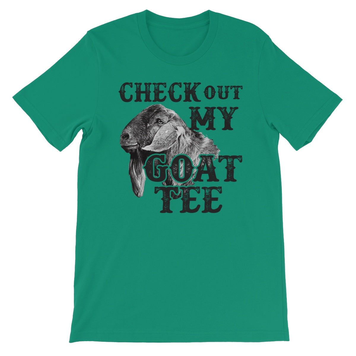 Check Out My Goat Tee Unisex Short Sleeve T-Shirt