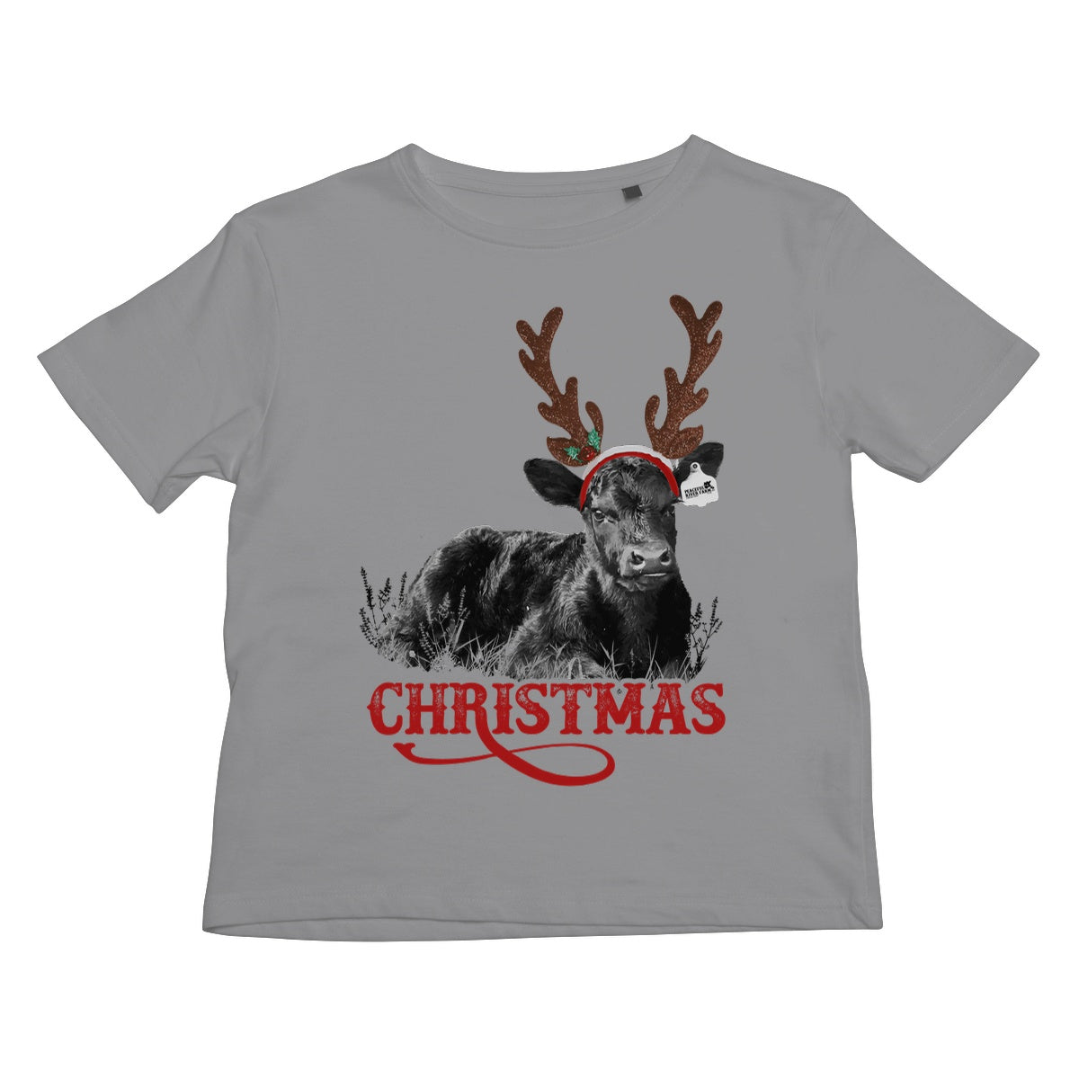 Christmas Calf Kids T-Shirt