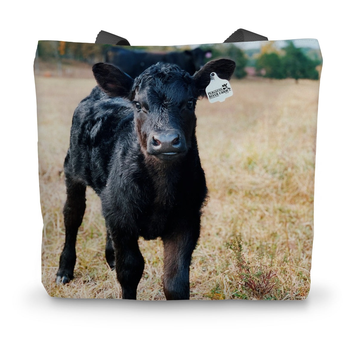 Calf Canvas Tote Bag
