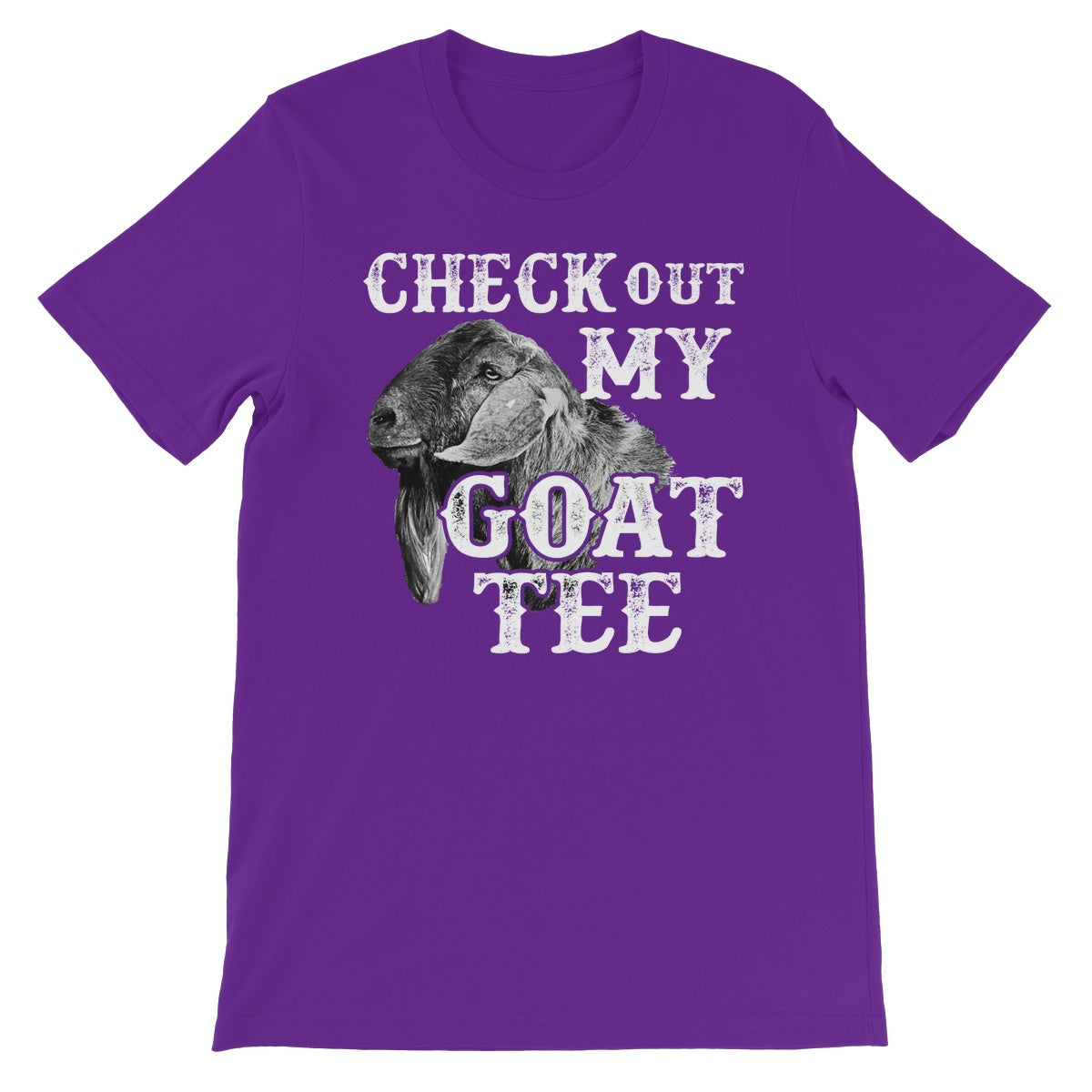 Check Out My Goat Tee Unisex Short Sleeve T-Shirt