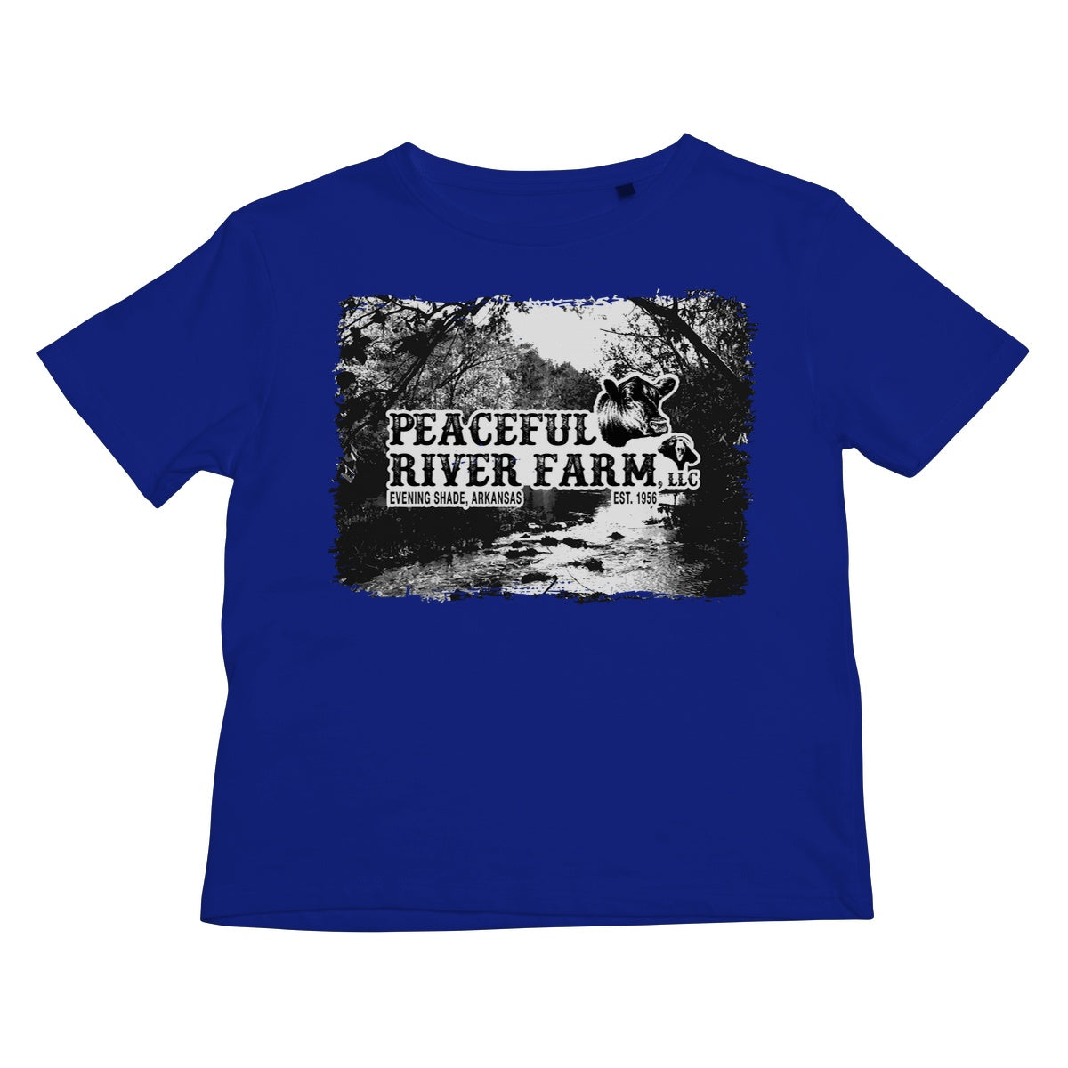 Peaceful River Farm Tee Kids T-Shirt