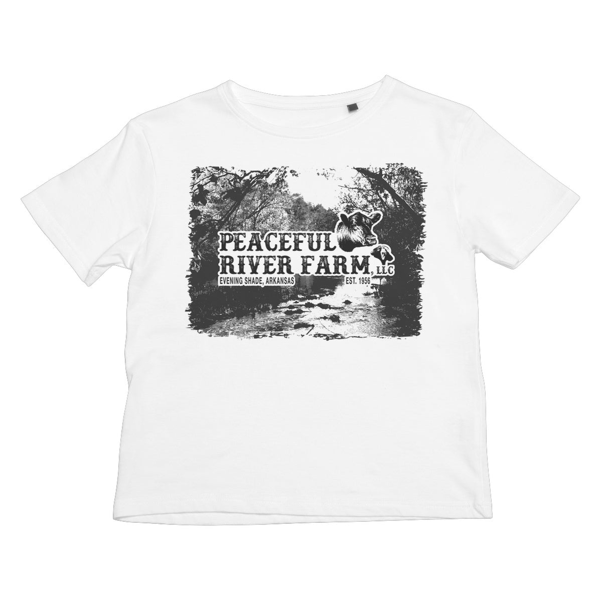 Peaceful River Farm Tee Kids T-Shirt