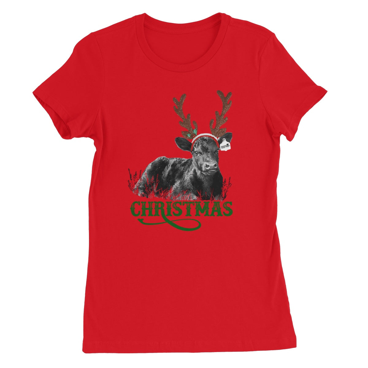 Christmas Calf Women's Favourite T-Shirt