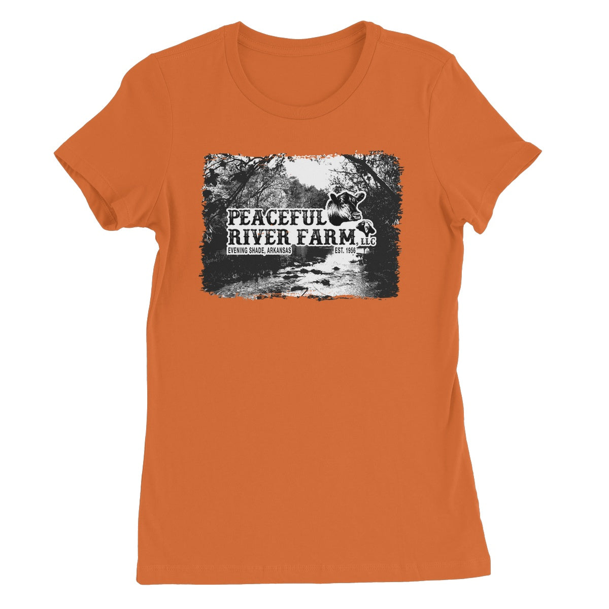 Peaceful River Farm Tee Women's Favourite T-Shirt