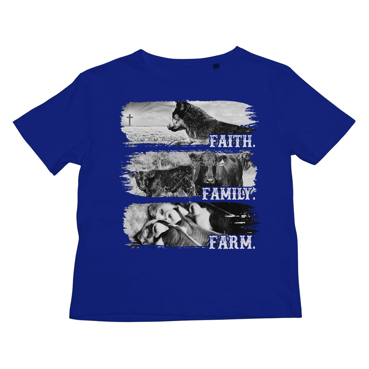 Faith.Family.Farm. Kids T-Shirt